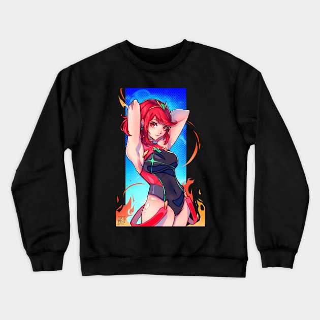 Swimsuit Pyra Crewneck Sweatshirt by alinalal